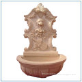 Nature Stone Outdoor Lion Head Wall Fountain